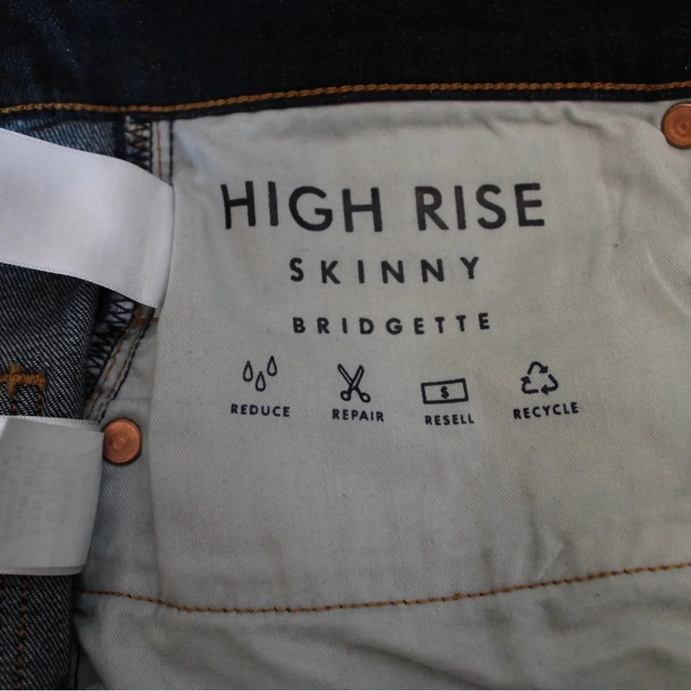 Lucky Brand Women's High Rise Dark Blue Jeans - Picture 5 of 6